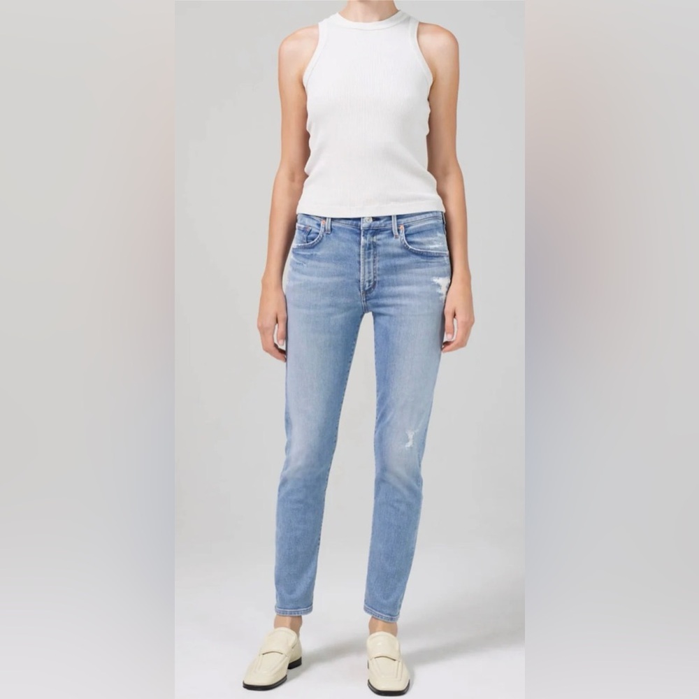 Citizens Of Humanity Blue Skinny Jeans Versatile Everyday Style